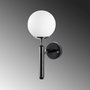 Opviq King - 11457 Lámpara de pared de diseño abstracto en blanco y negro